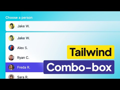 Tailwind fancy select with Hotwire and view component